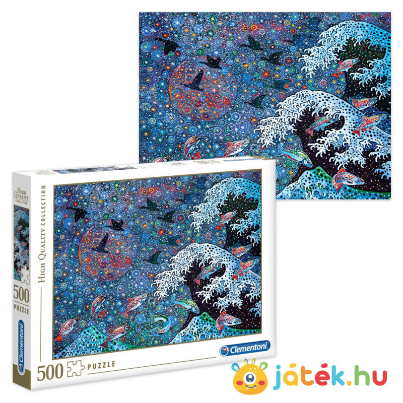 Tánc a csillagokkal puzzle képe és doboza, 500 db (Clementoni 35074)