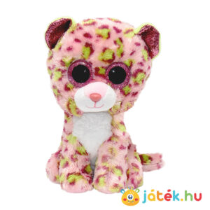 TY Beanie Boos: Lainey, a rózsaszín plüss leopárd (15 cm)