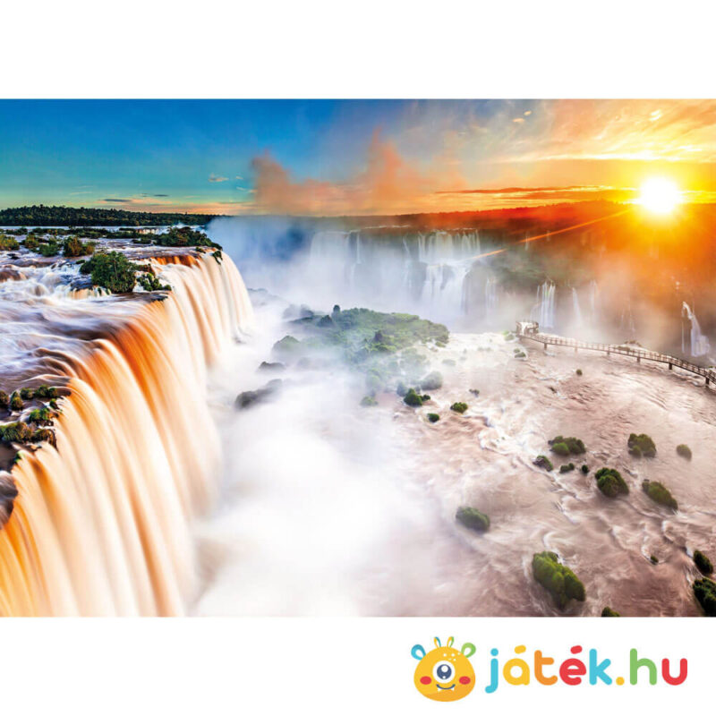 Iguazu vízesés puzzle képe, 1000 db (Clementoni 39385)