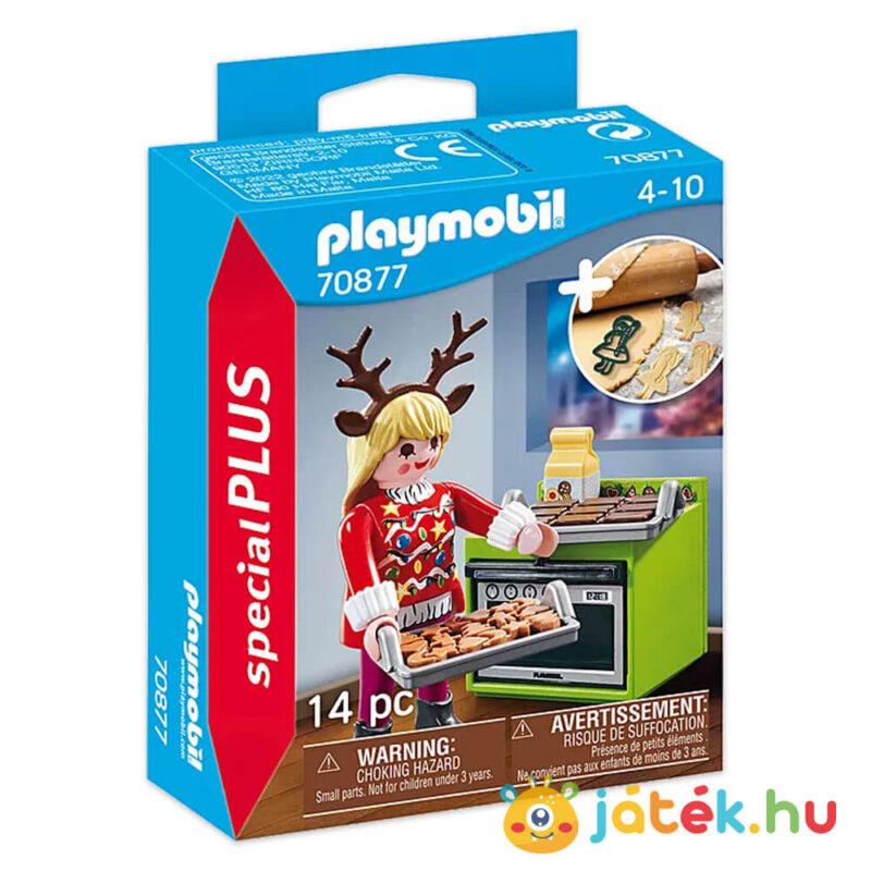 Karácsonyi pékség, ajándék sütemény kiszúróval (Playmobil 70877)