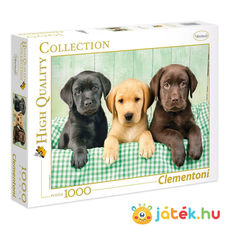 Labrador kölyök kutyus puzzle, 1000 db (Clementoni 39279)