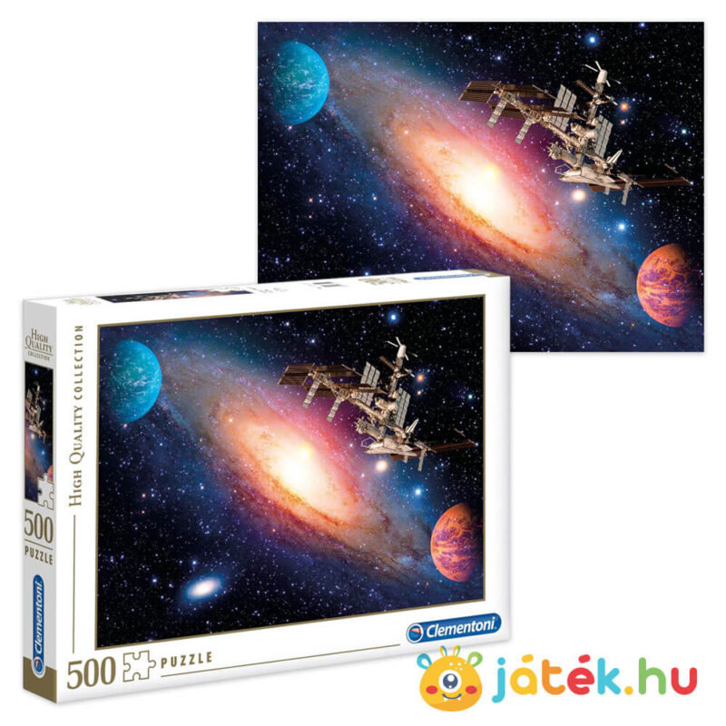 Nemzeti űrállomás puzzle képe és doboza, 500 db (Clementoni 35075)