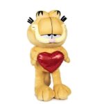 Garfield: Szerelmes Garfield plüss szívvel, 28 cm