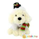 Cockapoo karácsonyi plüss kutya hóember ruhában, 20 cm (Keel Toys)