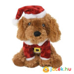 Cockapoo plüss kutya télapó ruhában, 20 cm (Keel Toys)