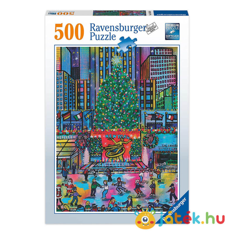 Rockefeller Karácsony puzzle, 500 db-os (Ravensburger 16424)