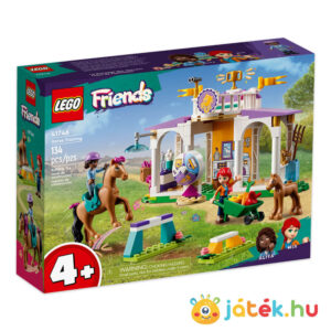 Új lovasiskola, Aliya és Mia figurákkal, 2 lóval, kiegészítőkkel (Lego Friends 41746)