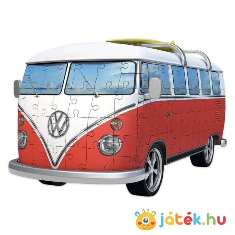 Volkswagen T1 162 db-os 3D puzzle megépítve (Ravensburger)