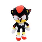 Sonic: Shadow, a fekete színű plüss sündisznó, 30 cm