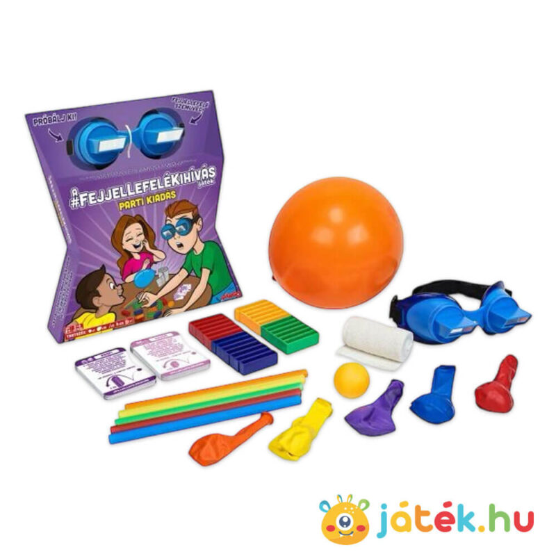 Fejjel lefelé kihívás társasjáték: Party kiadás tartalma