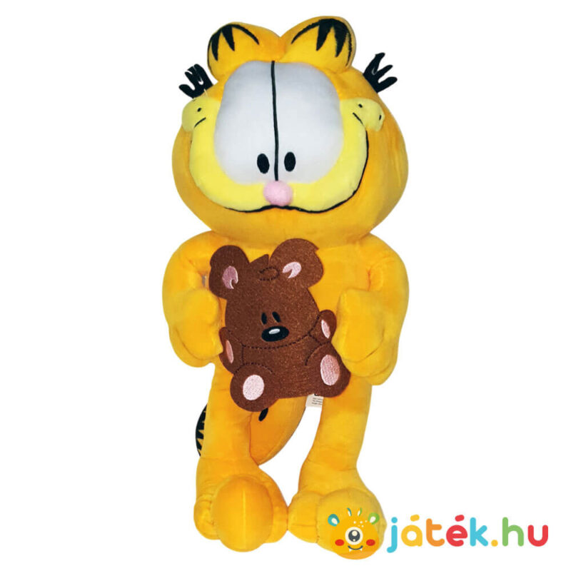 Garfield: Garfield plüss macival előről (28 cm)