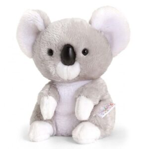 Szürke, ülő plüss koala, 14 cm (Keel Toys, Pippins)