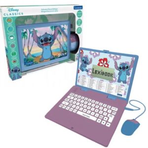 Lilo és Stitch: Stitch mintás Magyar-Angol nyelvű oktató laptop (Lexibook)