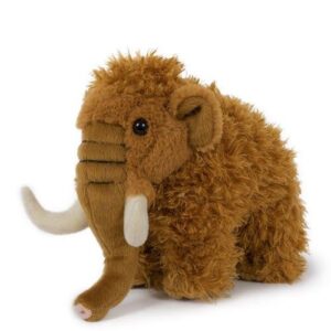 Élethű barna plüss mamut, 18 cm (Semo)
