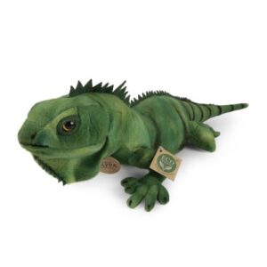 Élethű zöld leguán plüss, 70 cm (Rappa)