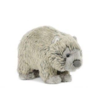 Élethű vombat bébi plüss, 15 cm (Semo)