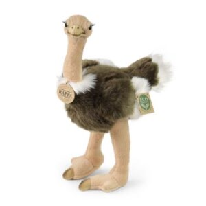 Élethű álló plüss strucc, 32 cm (Rappa)