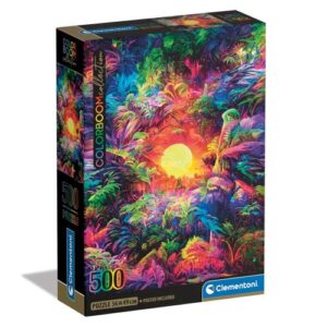 Pszichedelikus dzsungel, 500 db-os puzzle (Clementoni Colorboom Collection, 35530)