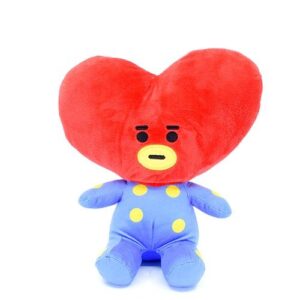 BT21: TATA, a szívfejű, földönkívüli plüss, 26 cm (V / Taehyung karaktere)