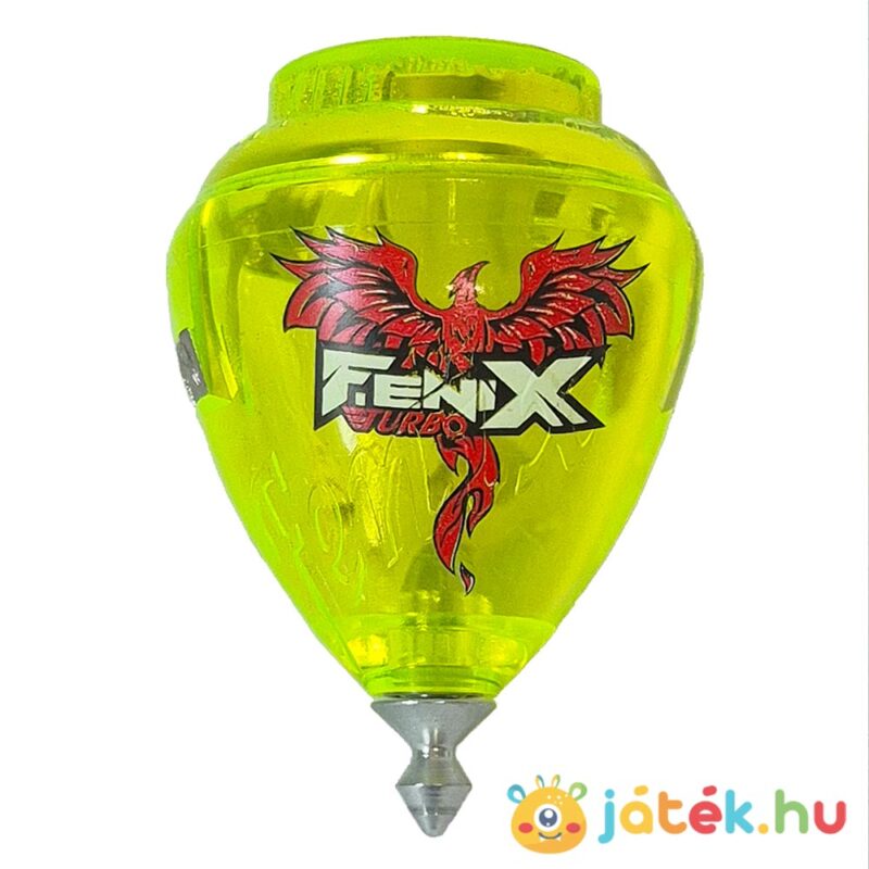 Peonza: Turbo Fenix, csapágyas, sárga