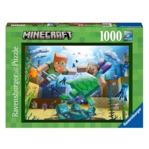 Minecraft: Vizi világ, 1000 db-os puzzle (Ravensburger, 17187)