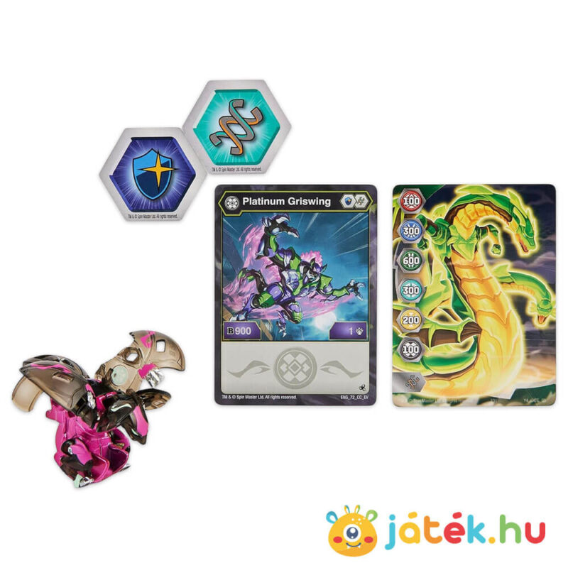 Bakugan Evolutions labda (Indítsd el!): Platinum Griswing tartalma (20135740)