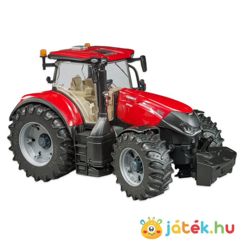 Case IH Optum 300 CVX piros játék traktor jobbról, 34 cm (Bruder)