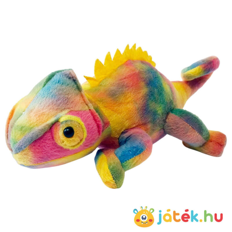 Élethű plüss kaméleon balról, 20 cm (Wild Republic)