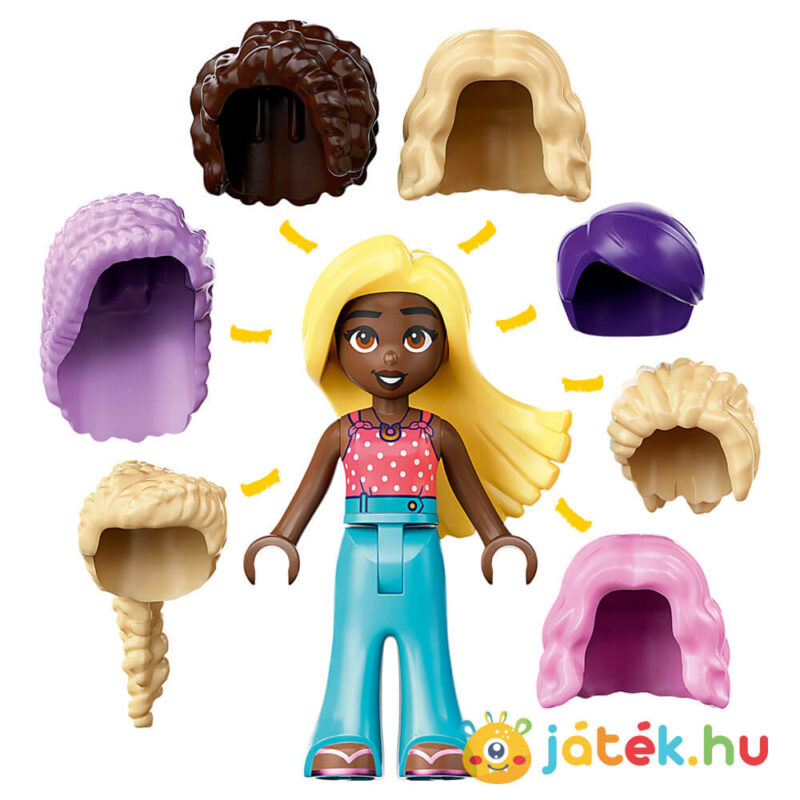 Lego Friends 42662: Fodrászat és fodrászkellékek boltja hajak