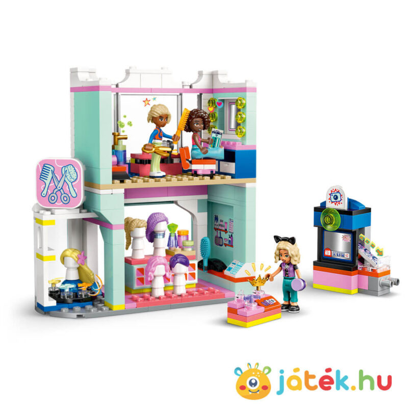 Lego Friends 42662: Fodrászat és fodrászkellékek boltja megépítve