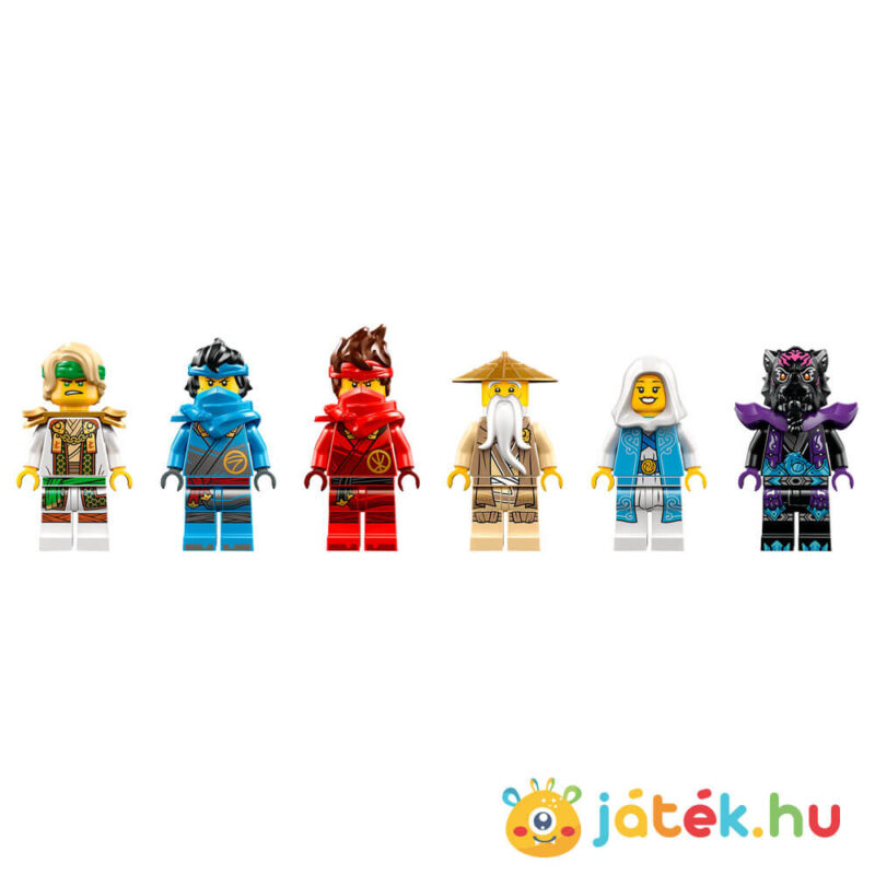 Lego Ninjago 71819: Sárkánykő Szentély figurái