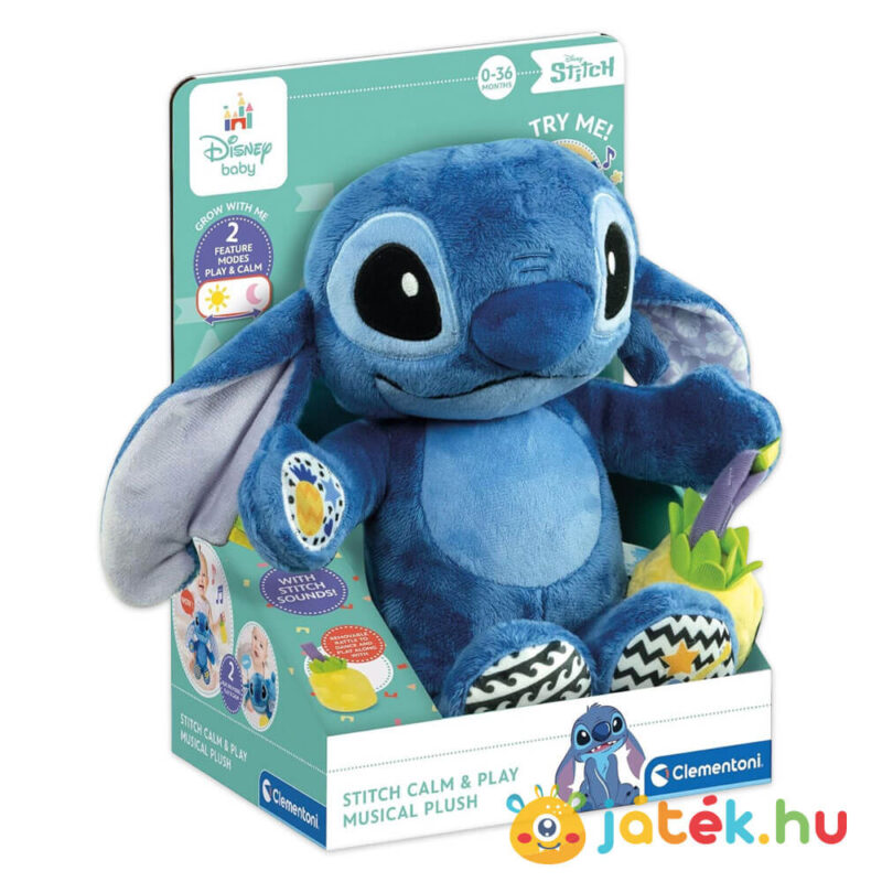 Lilo és Stitch: Interaktív Stitch plüss figura (Clementoni)
