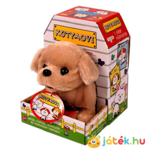Ralfi, a sétáló, ugató Golden retriever plüss kutyus (20 cm)