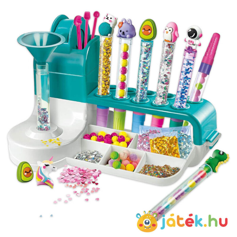 Tollkészítő laboratórium kreatív készlet elkészítve (Clementoni IDEA)
