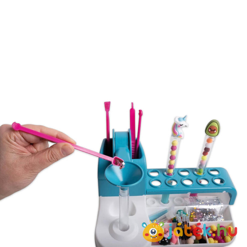 Tollkészítő laboratórium kreatív készlet, glitter töltés közben (Clementoni IDEA)