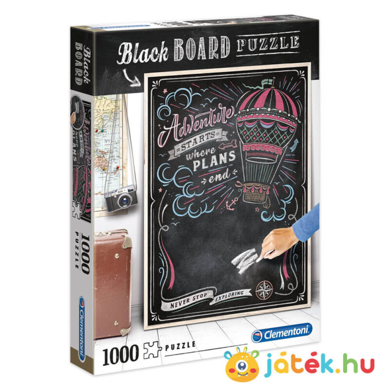 Black Board puzzle: Travel, 1000 db (Clementoni 39478)