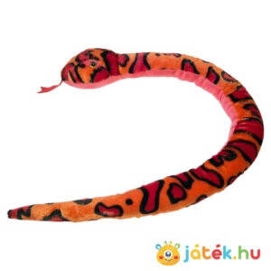 Vörös színű plüss lávakígyó (100 cm)