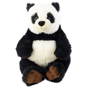 Átölelhető, élethű ülő plüss panda, 38 cm (Keel Toys)