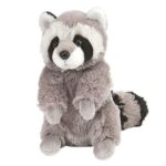 Élethű ülő plüss mosómedve, 20 cm (Wild Republic)