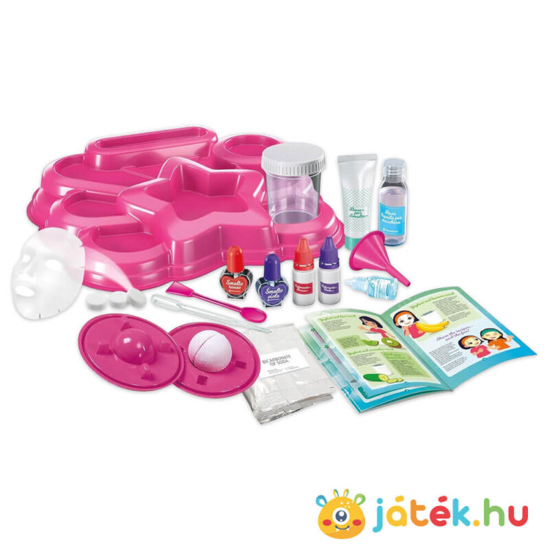 Tudomány és Játék: Szépségszalon készlet kicsomagolva (Clementoni)