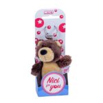 Nici: Barna maci plüss kulcstartó, 9 cm (Nici for You)