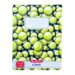 Herlitz: 1. osztályos vonalas füzet (14-32), teniszlabda mintás, A5 méret