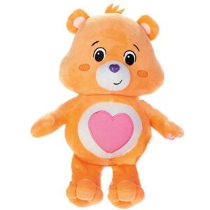 Gondos Bocsok: Csupa szív (Tenderheart) bocs, barna színű plüss maci, szívecskés pocakkal, 21 cm