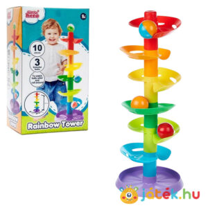 Bébi golyópálya, 10 darabos készlet (Little Hero)