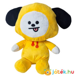 BT21: Chimmy, a sárga kapucnis kiskutya plüss, 26 cm (Jimin karaktere)