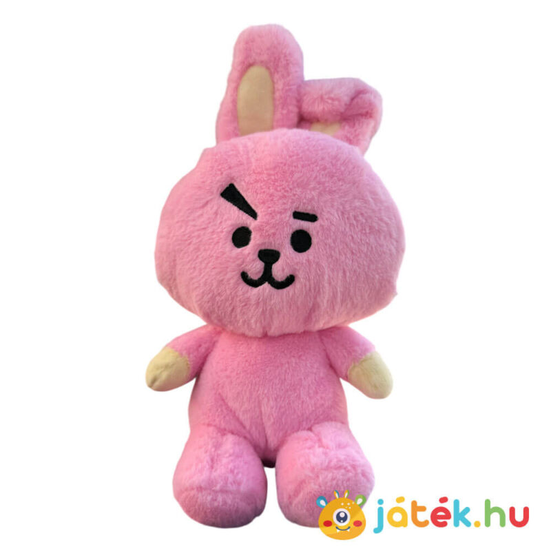 BT21: Cooky, a rózsaszín plüss nyúl, 26 cm, Jungkook karaktere