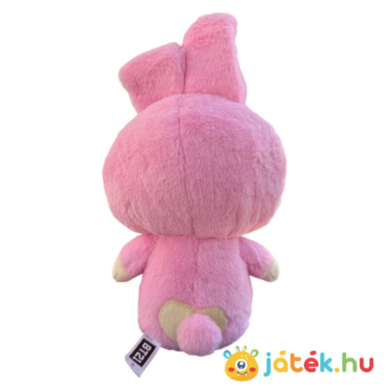 BT21: Cooky, a rózsaszín plüss nyúl, 26 cm, Jungkook karaktere hátulról