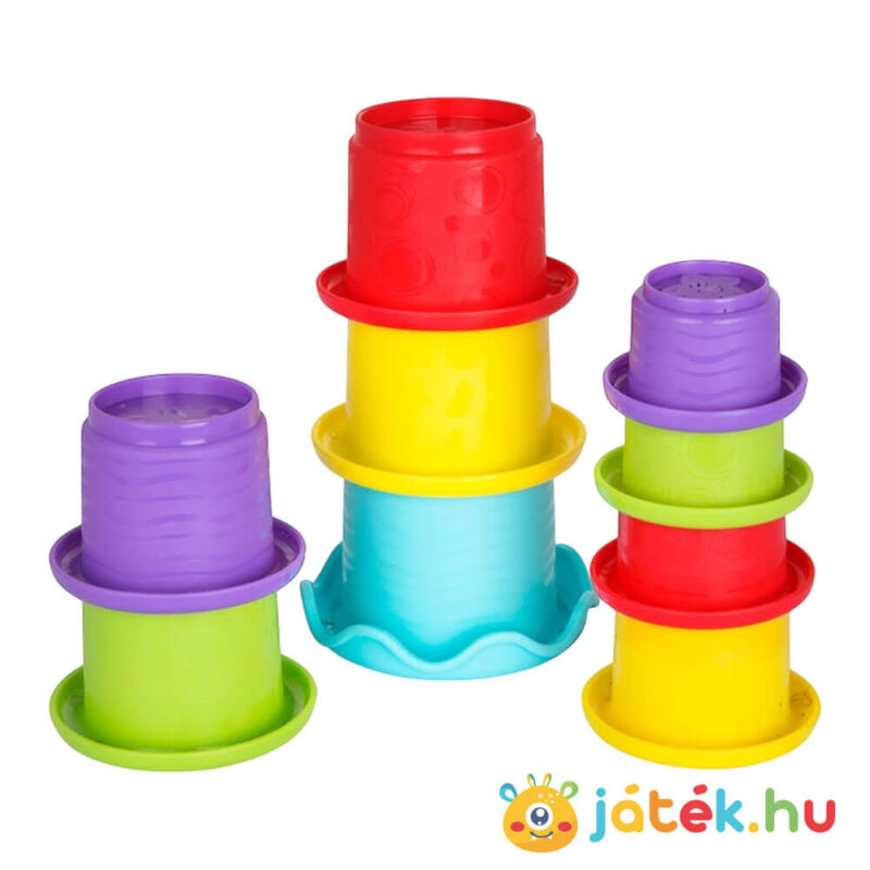 Bújós láma, 4 az 1-ben készségfejlesztő bébijáték szett tálkái (Playgro)