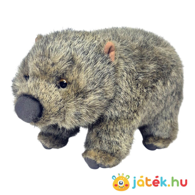 Élethű álló plüss vombat, balról, 29 cm (Semo)
