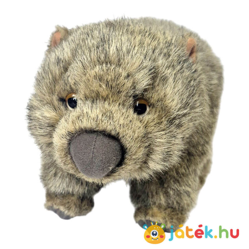 Élethű álló plüss vombat, előről, 29 cm (Semo)